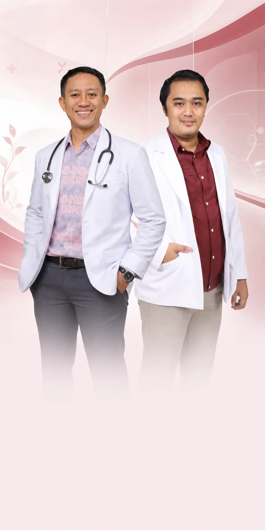 Dua dokter spesialis Klinik Anindita